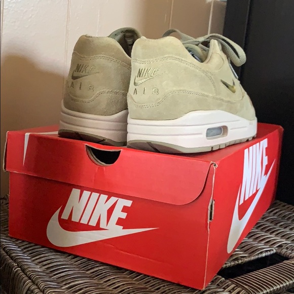 Nike Other - Nike Air Max 1 Premium Jewel Neutral Olive sz. 9.5